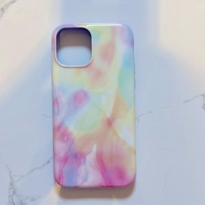 Velvet Caviar iPhone 12 and 12 pro case / tie dye